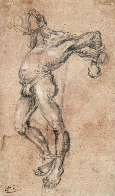 Thief on the Cross, Facing Left by Lucas Cranach the Elder